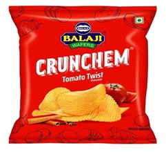Balaji Wafers Crunchem Tomato Twist