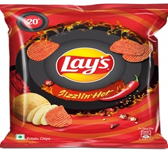Lay's Sizzling Hot Potato Chips 40g