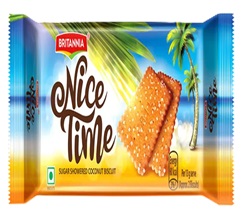 Britannia Nice Time Coconut Biscuits 143g