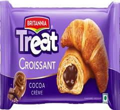 Britaannia Treat Croissant Cocoa Creame