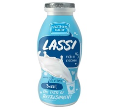 Mother Dairy Sweetened Lassi 200ml (Bottle)