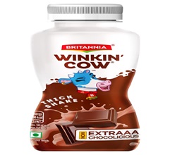 Britannia Winkin Cow Chocolate Thick Shake 180 ml (Bottle)