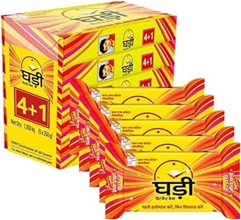 Ghadi Detergent Bar 250g (Buy 4 get 1 free)