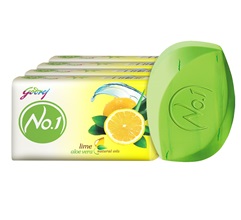 Godrej No.1 Lime & Aloe Vera Soap 100g