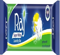 Raj Super White Laundry Bar 1kg