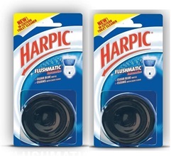 Harpic Flushmatic Aquamarine In- Cistern Toilet Cleaner 50g (Pack of 2)