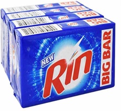 Rin Detergent Bar 250g (Pack of 4)