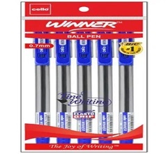 Cello Winner Ball Pen Blue (Pack of 5)x2