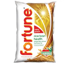 Fortune Physically Refined Rice Bran Oil 1L (Pouch)