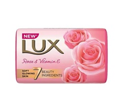 Lux Rose & Vitamin E Soft Glowing Skin Soap 100g