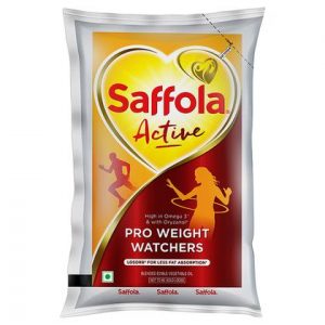 Saffola Active Pro Weigth Watchers Rice Bran Based Blended Oil L